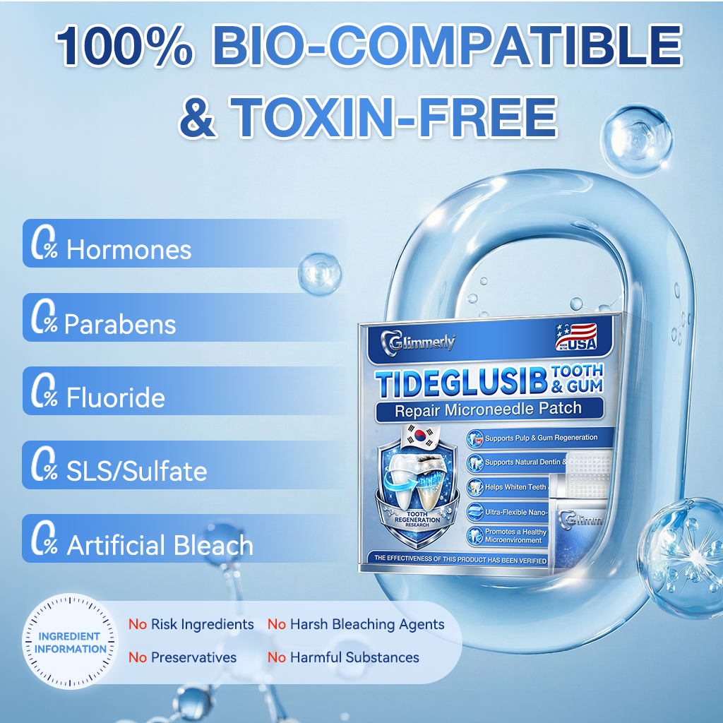 𝐆𝐥𝐢𝐦𝐦𝐞𝐫𝐥𝐲® 🦷𝐓𝐢𝐝𝐞𝐠𝐥𝐮𝐬𝐢𝐛 𝐓𝐨𝐨𝐭𝐡 & 𝐆𝐮𝐦 𝐑𝐞𝐩𝐚𝐢𝐫 𝐌𝐢𝐜𝐫𝐨𝐧𝐞𝐞𝐝𝐥𝐞 𝐏𝐚𝐭𝐜𝐡  | 𝐀𝐝𝐯𝐚𝐧𝐜𝐞𝐝 𝐒𝐭𝐞𝐦-𝐂𝐞𝐥𝐥 𝐀𝐜𝐭𝐢𝐯𝐚𝐭𝐢𝐨𝐧 𝐓𝐞𝐞𝐭𝐡 𝐒𝐭𝐫𝐢𝐩𝐬(𝐑𝐞𝐛𝐮𝐢𝐥𝐝 𝐄𝐧𝐚𝐦𝐞𝐥 & 𝐃𝐞𝐧𝐭𝐢𝐧 • 𝐒𝐭𝐫𝐞𝐧𝐠𝐭𝐡𝐞𝐧 𝐆𝐮𝐦𝐬 • 𝐄𝐫𝐚𝐝𝐢𝐜𝐚𝐭𝐞 𝐓𝐚𝐫𝐭𝐚𝐫 & 𝐎𝐝𝐨𝐫 • 𝐒𝐭𝐨𝐩 𝐓𝐨𝐨𝐭𝐡 𝐒𝐞𝐧𝐬𝐢𝐭𝐢𝐯𝐢𝐭𝐲)🌺