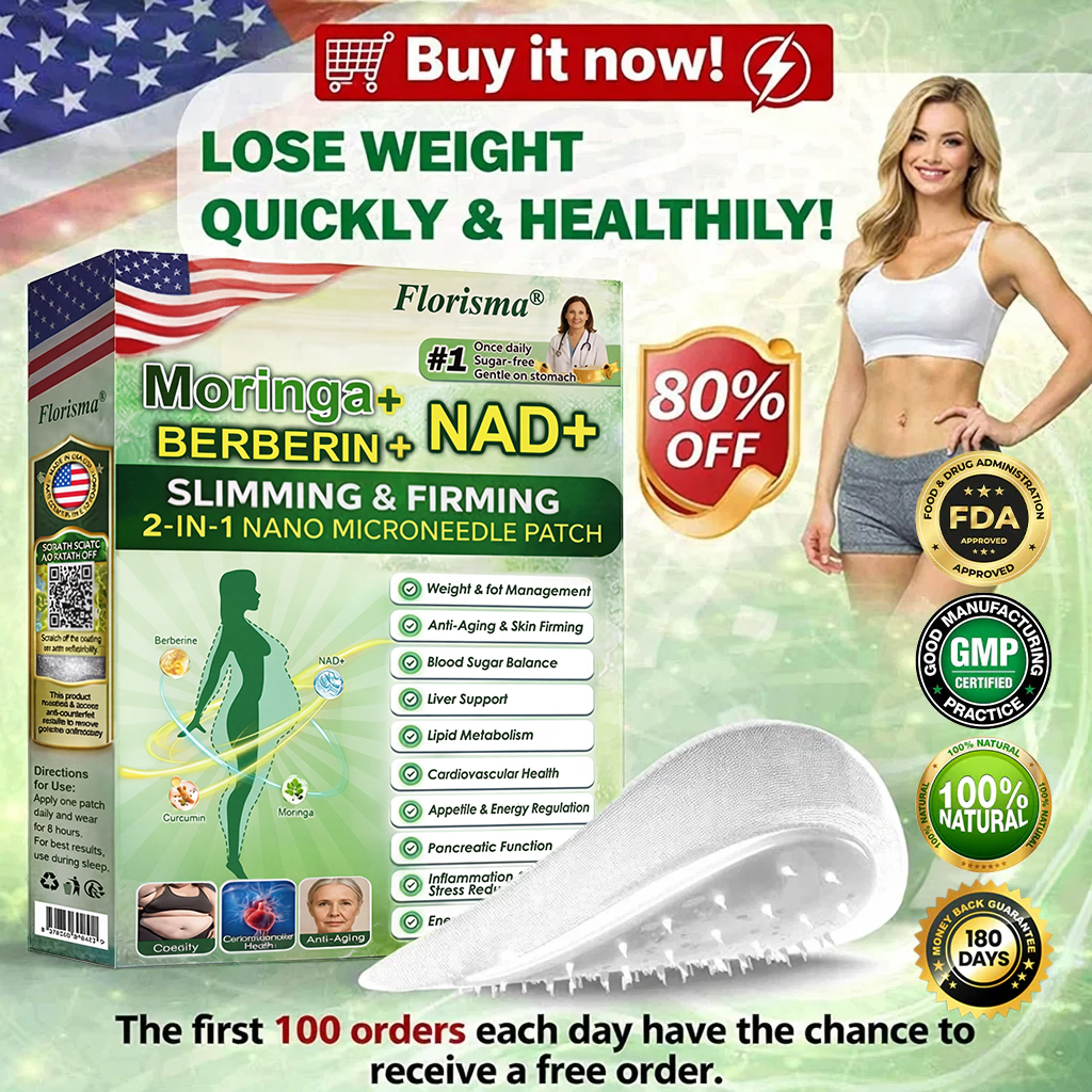 【𝐿𝑎𝑠𝑡 𝐷𝑎𝑦 𝑃𝑟𝑜𝑚𝑜𝑡𝑖𝑜𝑛 80% 𝑂𝐹𝐹】✅Florisma® 𝑀𝑜𝑟𝑖𝑛𝑔𝑎 · 𝐵𝑒𝑟𝑏𝑒𝑟𝑖𝑛𝑒 + 𝑁𝐴𝐷+2-𝑖𝑛-1 Slimming &Firming 𝑁𝑎𝑛𝑜 𝑀𝑖𝑐𝑟𝑜𝑛𝑒𝑒𝑑𝑙𝑒 𝑃𝑎𝑡𝑐ℎ✨𝟩 𝑃𝑎𝑡𝑐ℎ𝑒𝑠 𝑃𝑒𝑟 𝐵𝑜𝑥 · 𝑂𝑛𝑒-𝑊𝑒𝑒𝑘 𝑆𝑢𝑝𝑝𝑙𝑦