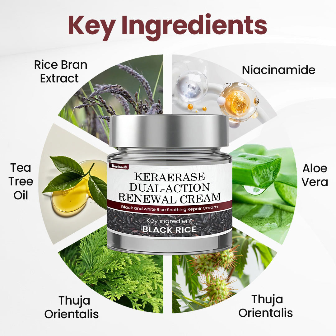 𝐎𝐟𝐟𝐢𝐜𝐢𝐚𝐥 𝐒𝐭𝐨𝐫𝐞 |Bostore® KeraErase Dual-Action Renewal Cream (Quick and painless removal of warts, moles, age spots, and skin tags with no side effects) 🎉