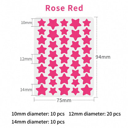 🌟Bostore® Star Pimple Patches: 2-in-1 Microneedle & Hydrocolloid Zit Stickers (6 Colors)