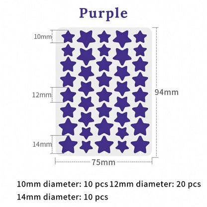 🌟Bostore® Star Pimple Patches: 2-in-1 Microneedle & Hydrocolloid Zit Stickers (6 Colors)